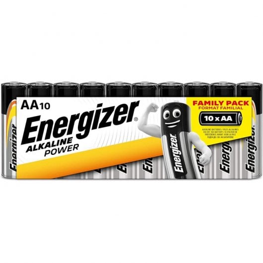 Energizer Alkaline Power Pilas Alcalinas AA LR6 10 Unidades