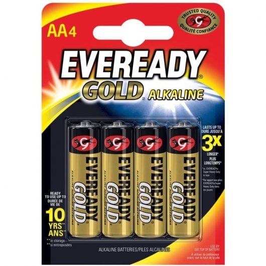Energizer Eveready Gold Pilas Alcalinas AA LR6 4 Unidades