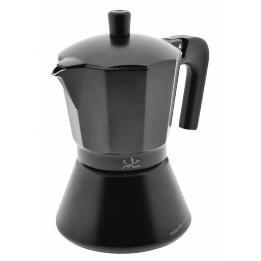 Jata CFI Cafetera Italiana 9 Tazas Negra