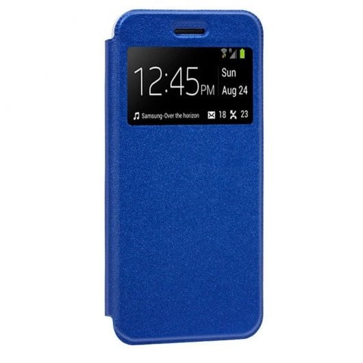 Capa flip azul lisa legal para Xiaomi Mi 9 SE