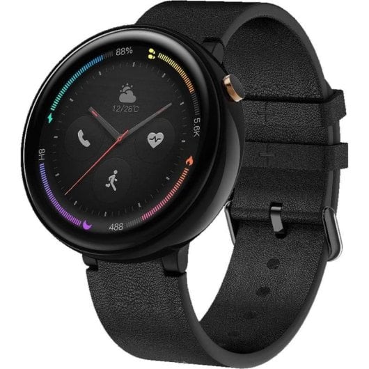 Amazfit Nexo 4G LTE GPS 35,4mm AMOLED Preto Resistente à água IP68 Monitor Cardíaco Sono