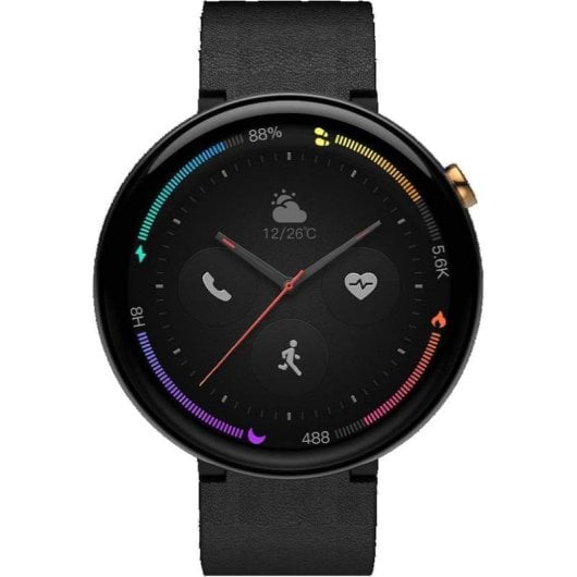 Amazfit Nexo 4G LTE GPS 35,4mm AMOLED Preto Resistente à água IP68 Monitor Cardíaco Sono