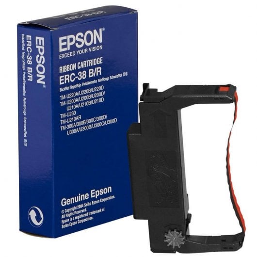 Epson ERC-38 Fita Matriz para Impressoras Epson Bicolor