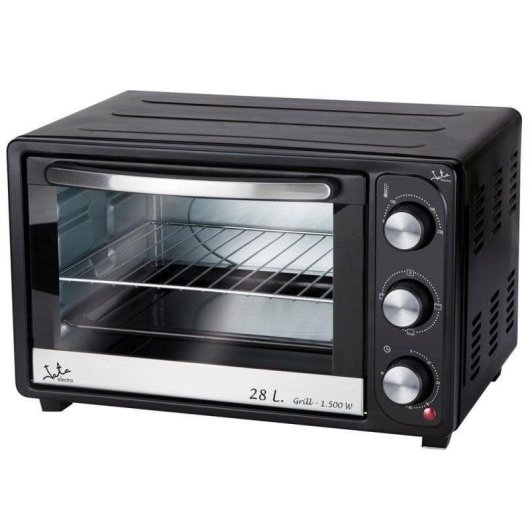 Mini Forno Jata HN928 Limpeza Manual 28L Grill Temporizador Preto Inox