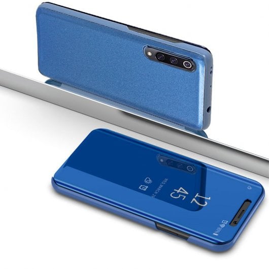 Cool Funda Flip Cover Clear View Azul para Xiaomi Mi 9 SE