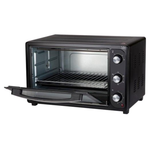 Mini Forno Jata HN945 Limpeza Manual 45L 2000W 4 Funções Preto Prata