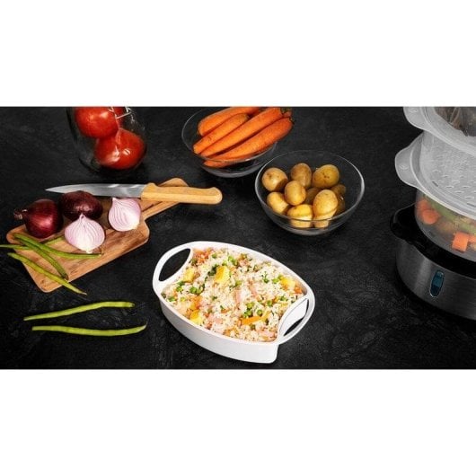 Vaporisateur Cecotec Vapovita 3000 Inox 800W 3 bols acier inoxydable temporisateur