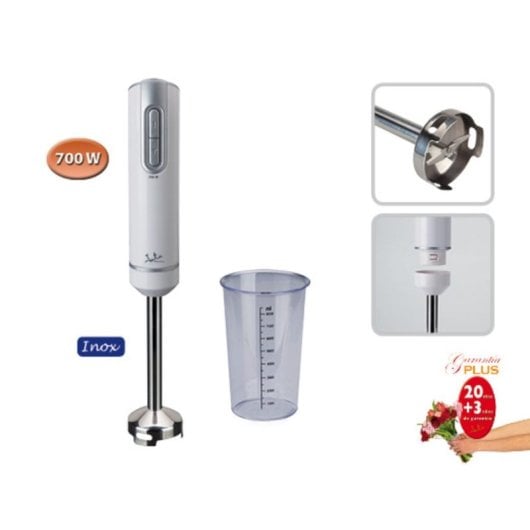 Licuadora Jata BT158 700W Inox Pie Desmontável 2 Velocidades Copo 800ml
