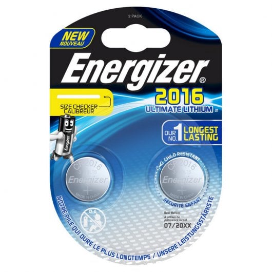 Energizer Ultimate Lithium Batterien CR2016 2 Einheiten