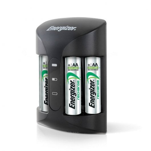Energizer Recharge Pro Cargador + Pack 4 Pilas AA 2000mAh