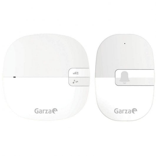 Garza Smarthome Campainha Sem Fios Exterior Oval Branco