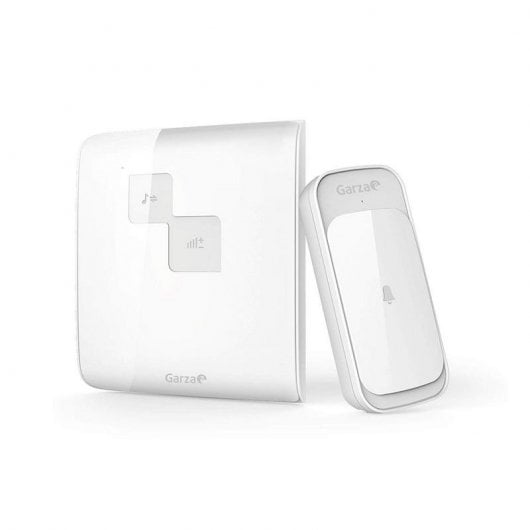 Garza Smarthome Campainha Sem Fios Exterior Quadrada Branco
