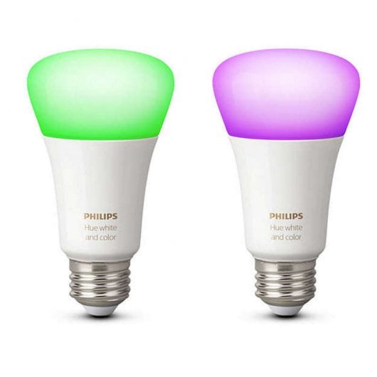 Philips Hue Starter Kit 2 Bombillas Inteligentes LED E27 White and Color + Sensor Movimiento