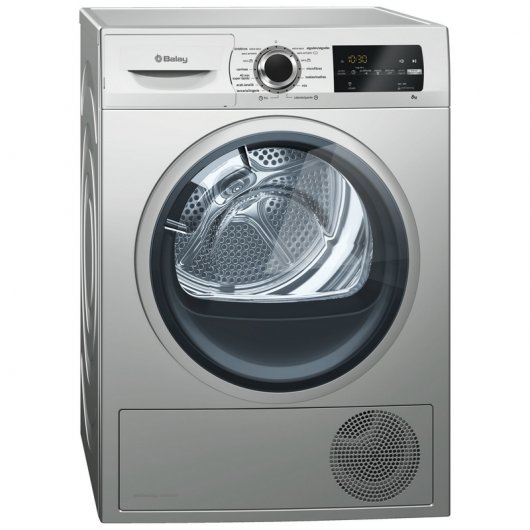 Balay 3SB988X Secadora con Bomba de Calor Carga Frontal 8Kg A++ Acero Inoxidable