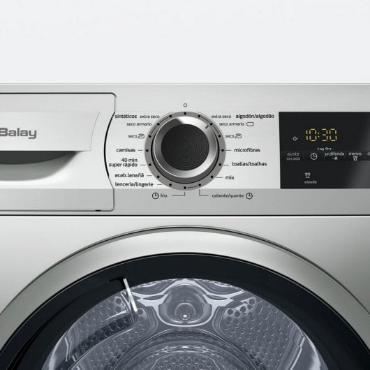 Balay 3SB988X Secadora con Bomba de Calor Carga Frontal 8Kg A++ Acero Inoxidable