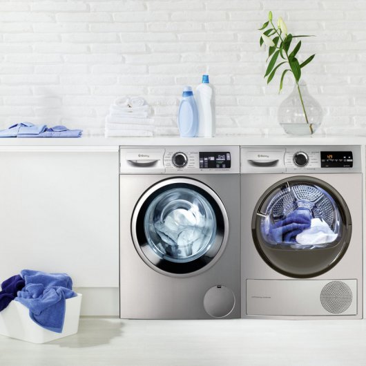 Balay 3SB988X Secadora con Bomba de Calor Carga Frontal 8Kg A++ Acero Inoxidable