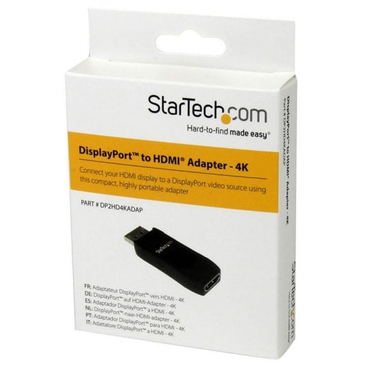 StarTech.com DP2HD4KADAP Kabeladapter Schwarz