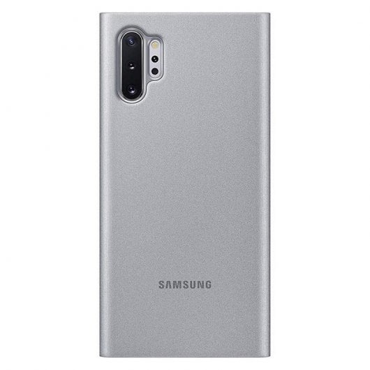Samsung Clear View Funda Plata para Samsung Galaxy Note 10 Plus