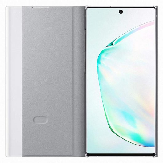 Samsung Clear View Funda Plata para Samsung Galaxy Note 10 Plus