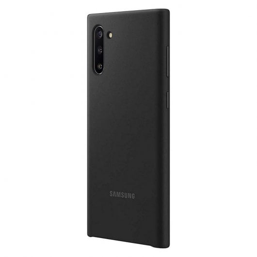 Samsung Silicone Cover Capa Preta para Samsung Galaxy Note 10