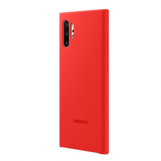 Samsung Silicone Cover Funda Roja para Samsung Galaxy Note 10 Plus