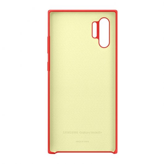 Samsung Silicone Cover Funda Roja para Samsung Galaxy Note 10 Plus