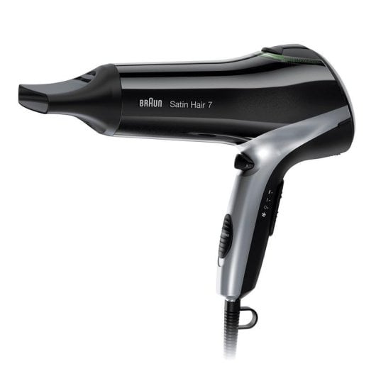 Professioneller Föhn Braun Satin Hair 7 HD 710 2200W 6 Temperaturstufen Ionen Schwarz