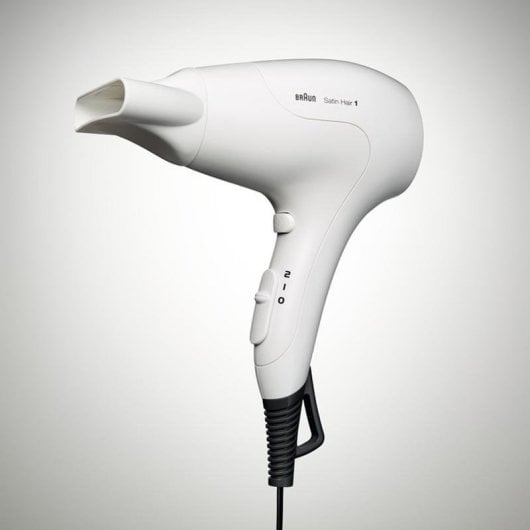 Sèche-cheveux Léger et Compact Braun Satin Hair HD180 1800W 2 Températures 2 Vitesses Blanc