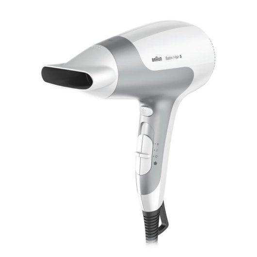 Ionen Föhn Braun Satin Hair 5 HD 580 2500W 3 Temperaturstufen 2 Geschwindigkeiten Kaltstufe Weiß
