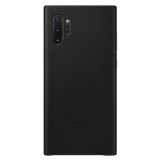 Samsung Leather Cover Funda Piel Negra para Samsung Galaxy Note 10 Plus