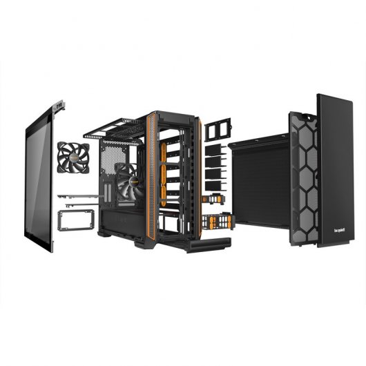 Silenzio! Silent Base 601 Vetro Temperato USB 3.0 Arancione