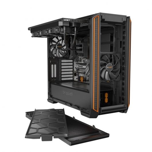 Silenzio! Silent Base 601 Vetro Temperato USB 3.0 Arancione