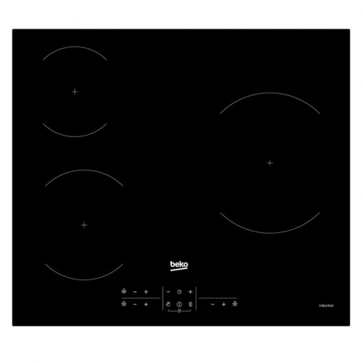 Beko HII63203AT Placa de Inducción 3 Zonas 60cm Negro