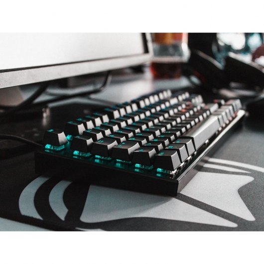 Millenium MT2 Mini Teclado Gaming Retroiluminado Switch Kailh Rojo