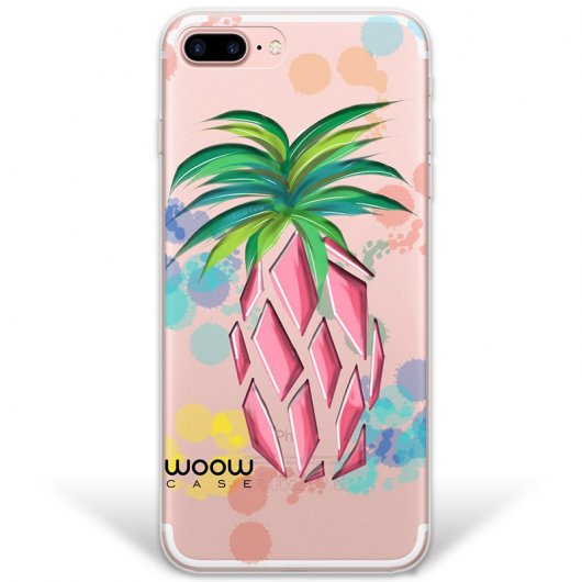 WoowCase Funda de Silicona Piña Colada para iPhone 8