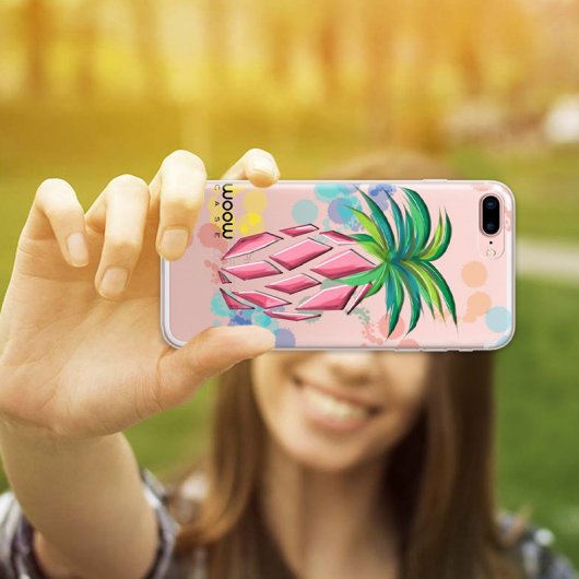 WoowCase Funda de Silicona Piña Colada para iPhone 8