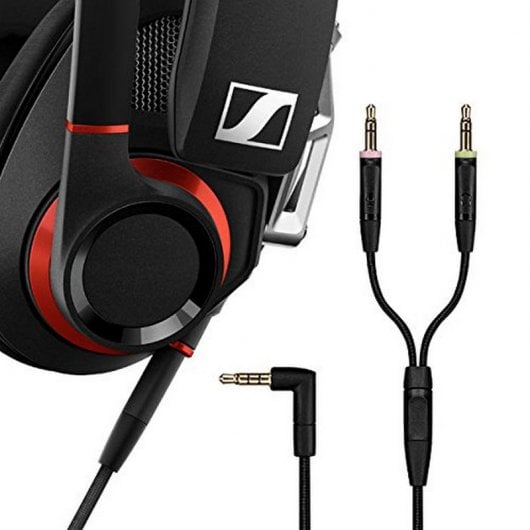 Sennheiser GSP 500 Casque de jeu Noir/Rouge