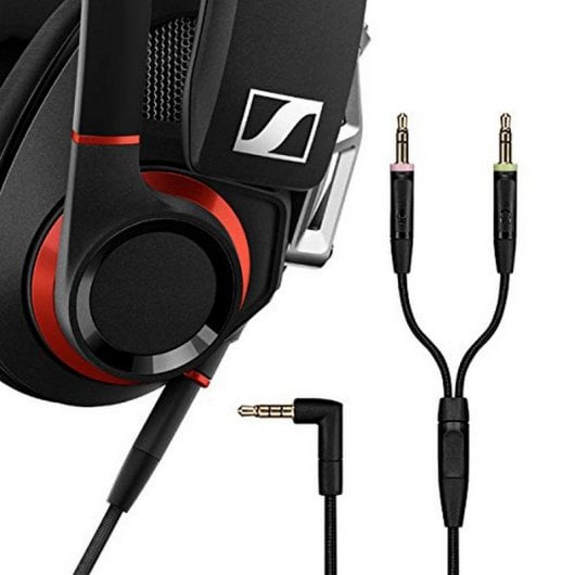 Cuffie da gioco Sennheiser GSP 500 Nero/Rosso