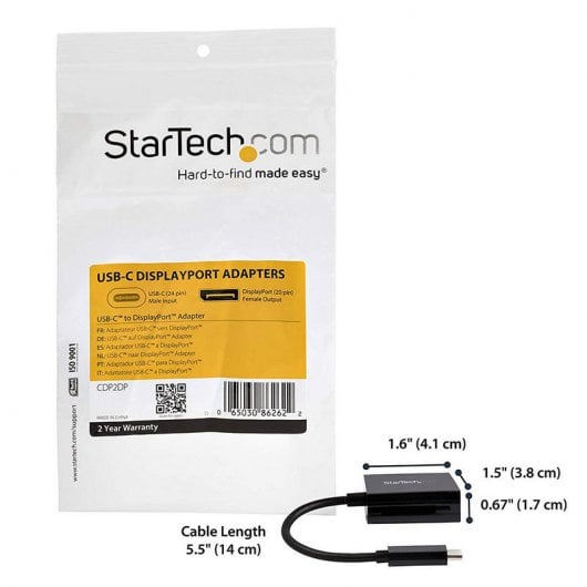 StarTech.com Adattatore USB-C a DisplayPort - 4k 60hz