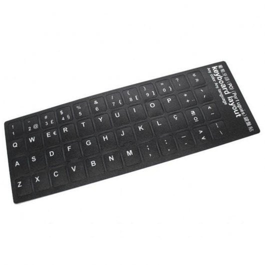 Etiquetas Adhesivas para Convertir Teclado en Idioma Portugués