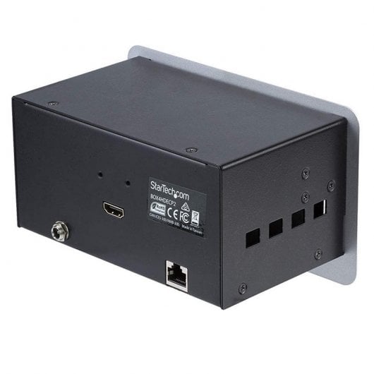 StarTech.com Boîtier de connexion pour table de réunion avec entrées DisplayPort, HDMI et VGA