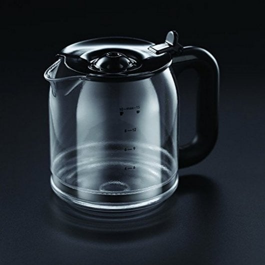 Russell Hobbs 20680-56 Buckingham GrindBrew Filterkaffeemaschine, 1,5 l, Edelstahl/Schwarz