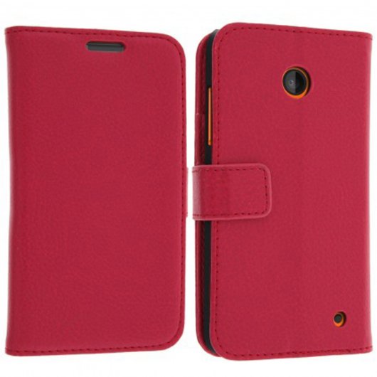 Avizar Funda Billetera Roja para Nokia Lumia 630/635