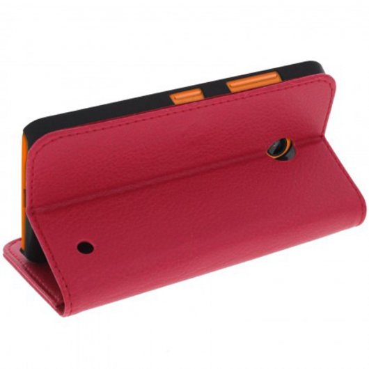 Avizar Funda Billetera Roja para Nokia Lumia 630/635