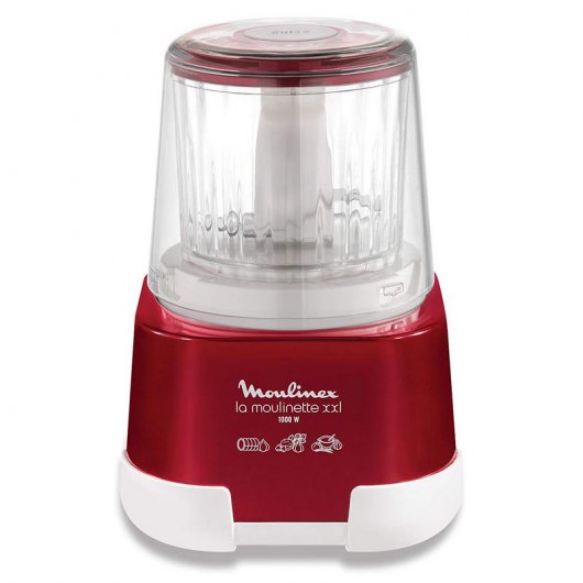 Moulinex DP800GBP La Moulinette Plus 1,2,3 XXL Picadora de Carne 1000W Rojo