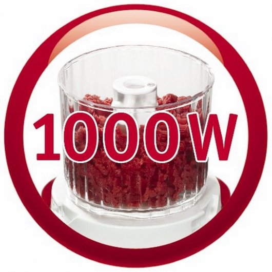 Moulinex DP800GBP La Moulinette Plus 1,2,3 XXL Picadora de Carne 1000W Rojo