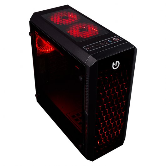 Hiditec NG-RX USB 3.0 Cristal Templado Negro