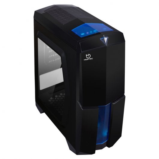 Hiditec NG-X1 Black USB 3.0 con Ventana Negro