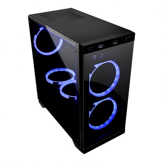 UNYKAch Armor C21 Micro ATX Noir USB 3.0 avec fenêtre