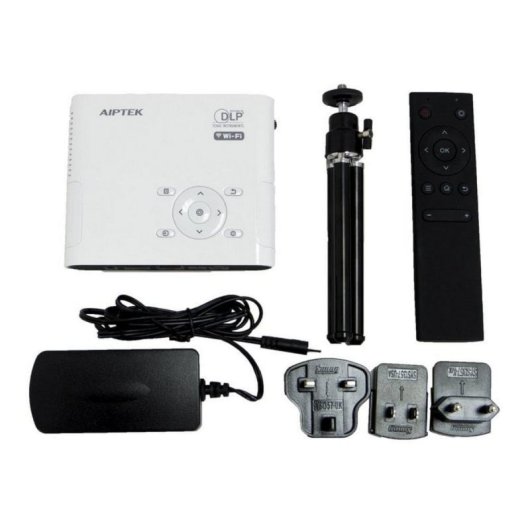 Projecteur Aiptek AN100 WVGA 100 Lumens 120" LED DLP Android WiFi Portable